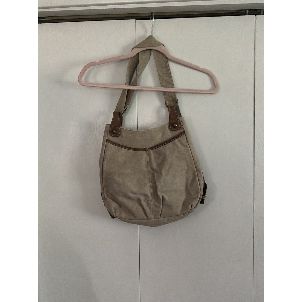 Eddie Bauer Canvas Shoulder Bag Purse